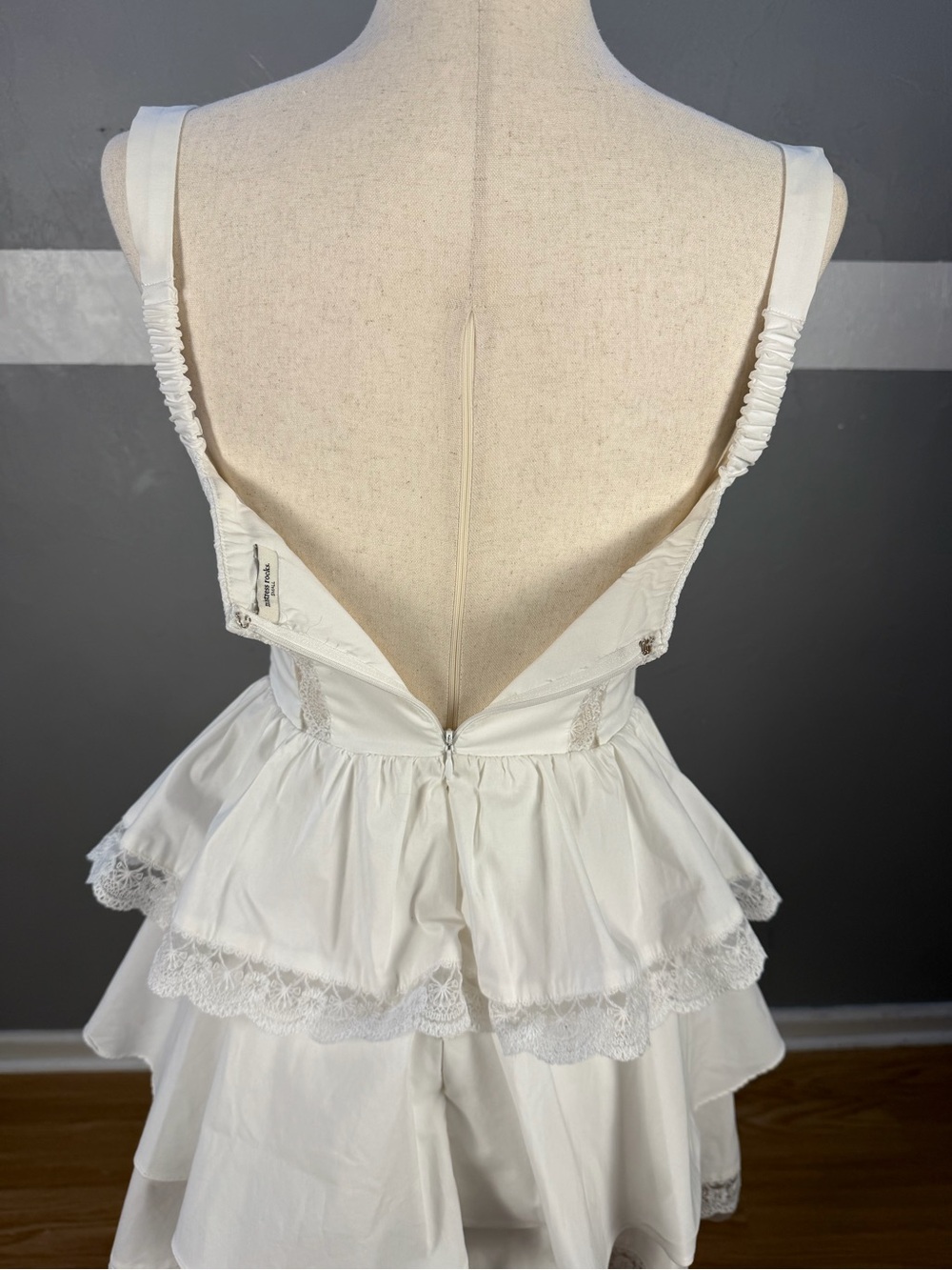 Mistress Rocks Tired Lace Trim Mini Dress - Picture 9 of 14
